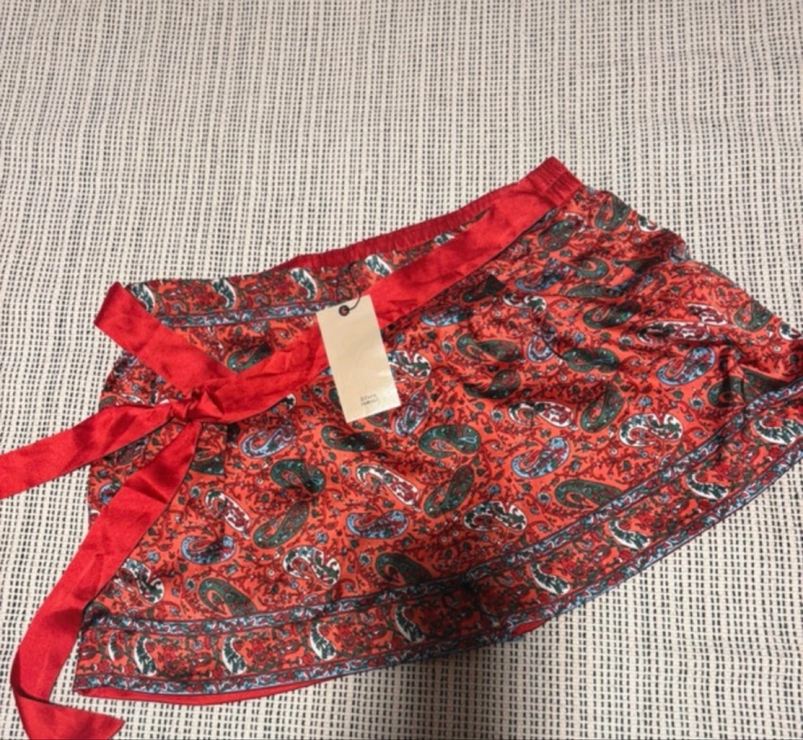 Shorts fluidos estampados Sfera L estilo boho paisley – photo 3